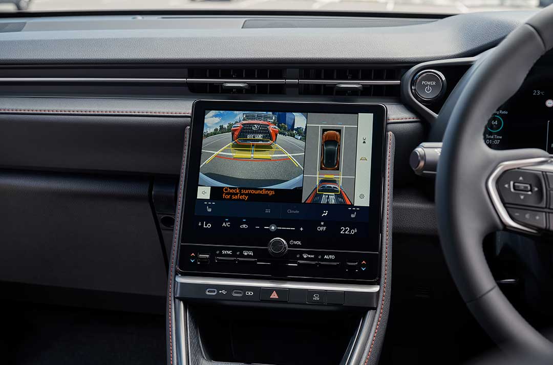 Image of a display screen inside a car.