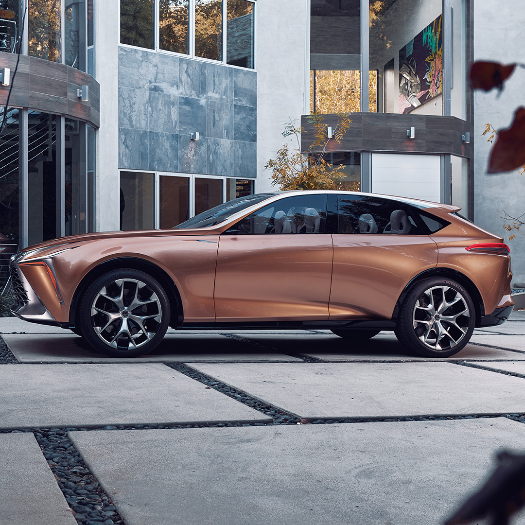 Concept vehicle shown. Not available for purchase.