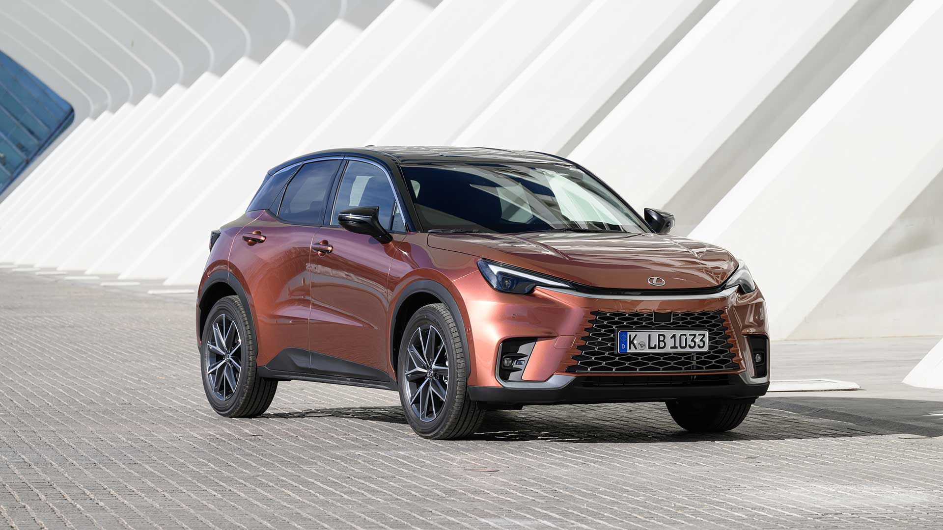 The Lexus LBX. Overseas pre-production model shown. Australian grades, features & specifications may differ.